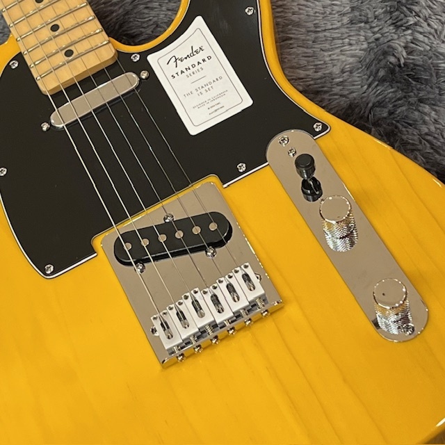 Fender Standard Telecaster, Maple Fingerboard, Black Pickguard