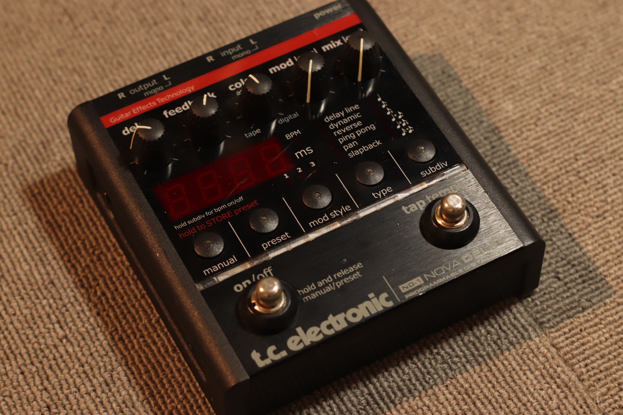 tc electronic NOVA DELAY (9V-12V対応) ND-1（中古/送料無料