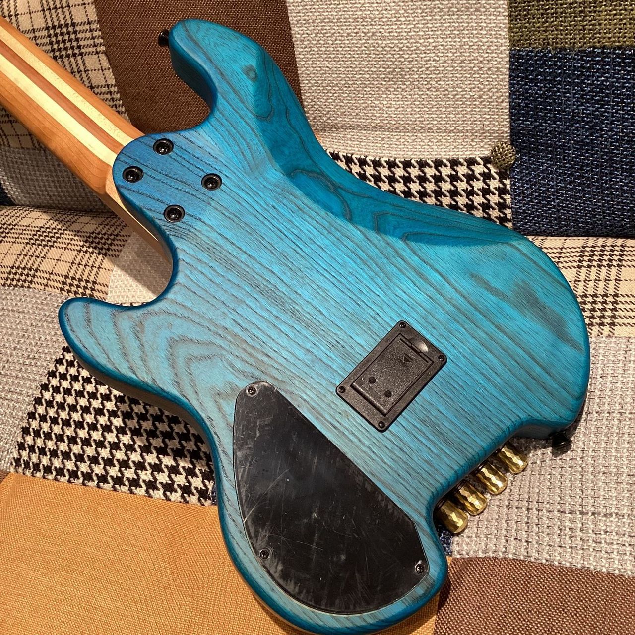 ベース ボディ Sfida SHB-800ASH Blue (ブルー) 【エレキベース/ヘッドレス/アッシュ