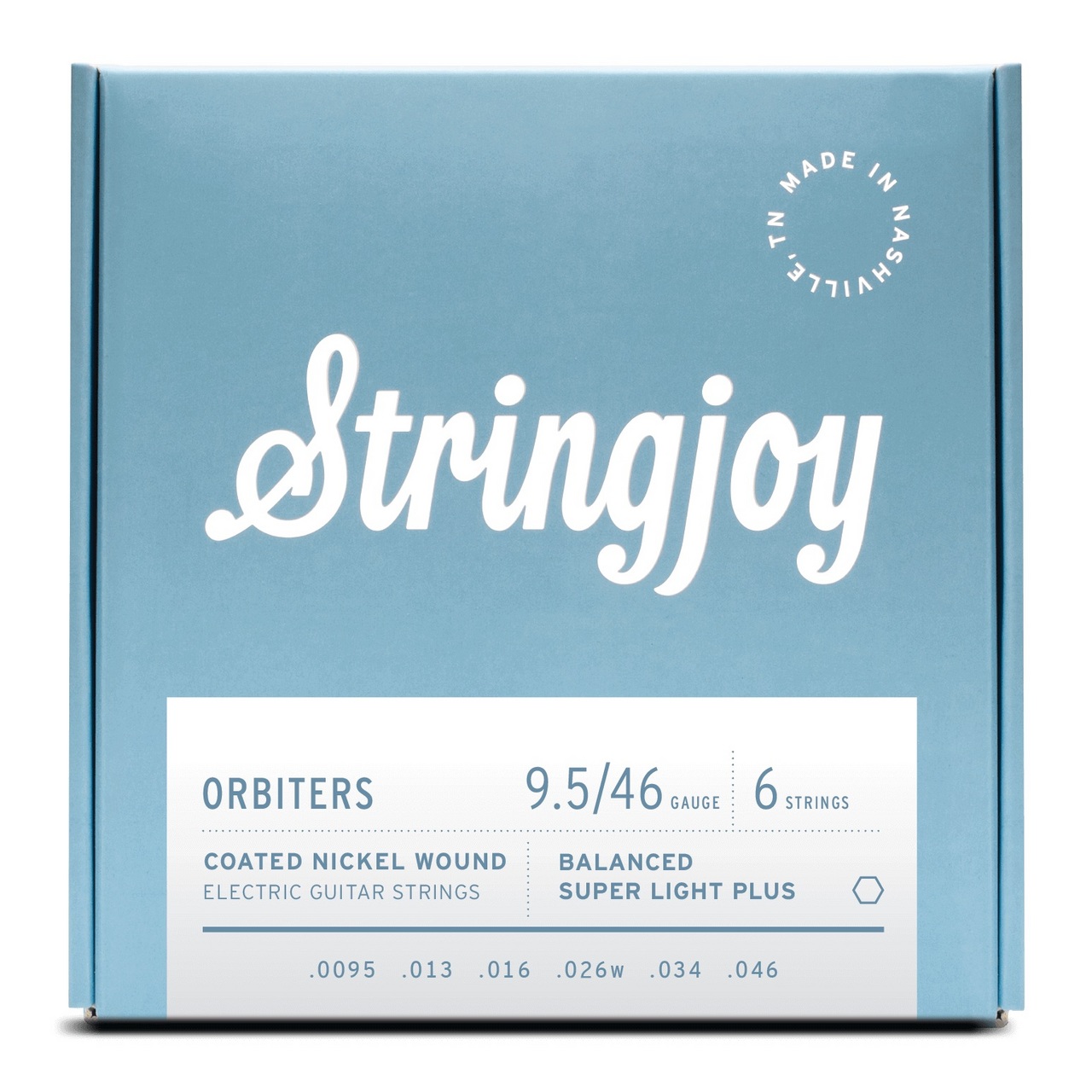 Stringjoy Orbiters (Electric) | Balanced Super Light Plus Gauge (9.5-46)  Coated（新品）【楽器検索デジマート】