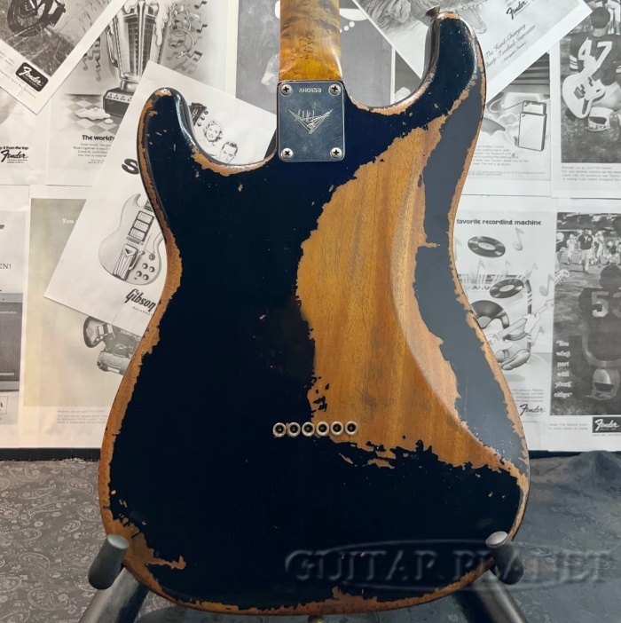 Fender Custom Shop MBS Dual P90 Stratocaster Heavy Relic -Black