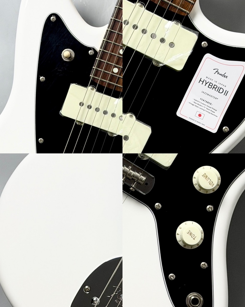 Fender Made in Japan Hybrid II Jazzmaster -Arctic White