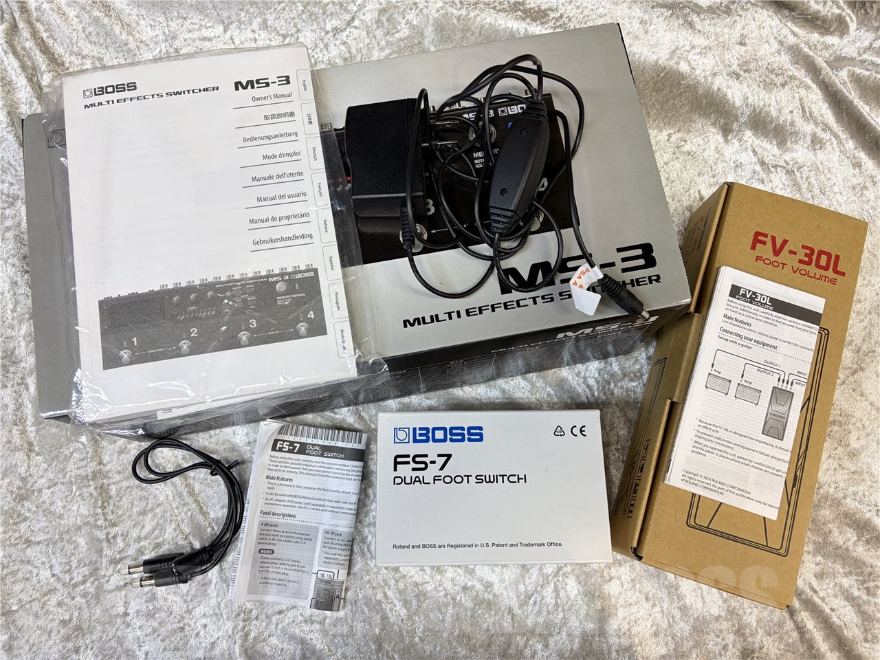 BOSS MS-3 + FS-7 + FV-30L（中古/送料無料）【楽器検索デジマート】