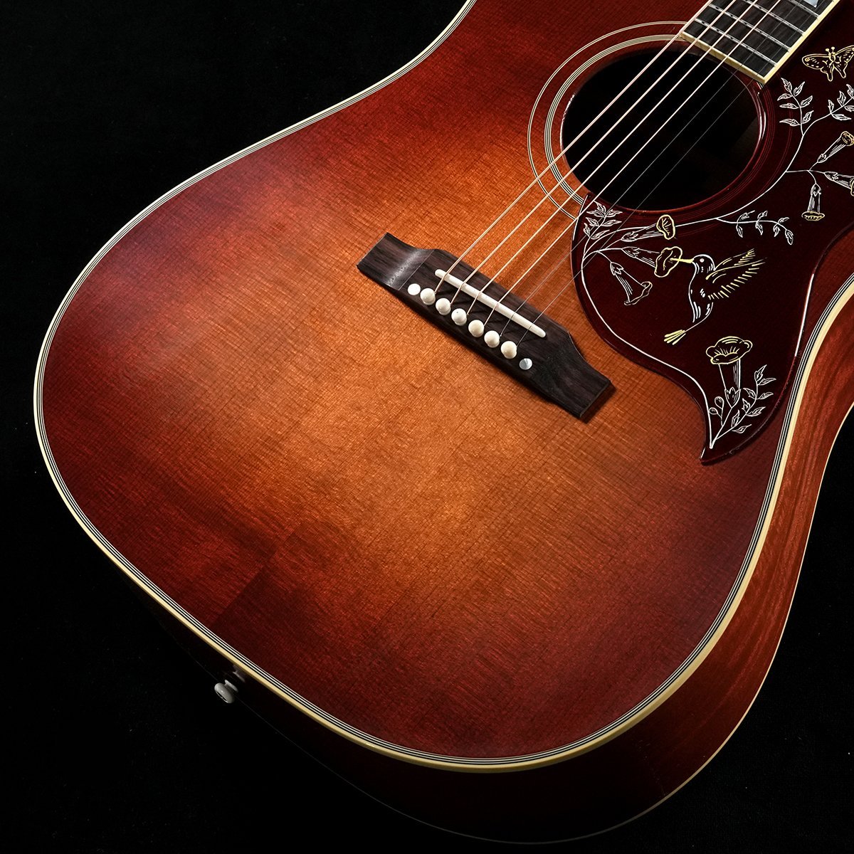 イギリス　プリズナーJK 60s ヴィンテージ　レア Gibson 1960 Hummingbird Fixed Bridge|ドルフィンギターズ