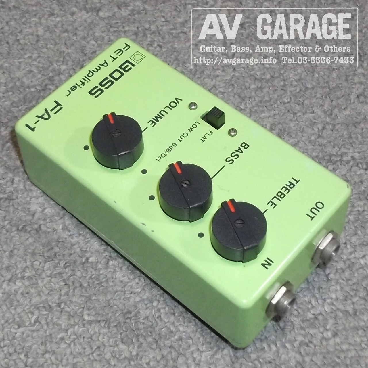 BOSS FA-1 FET Amplifier 1980年代製（ビンテージ）【楽器検索デジマート】