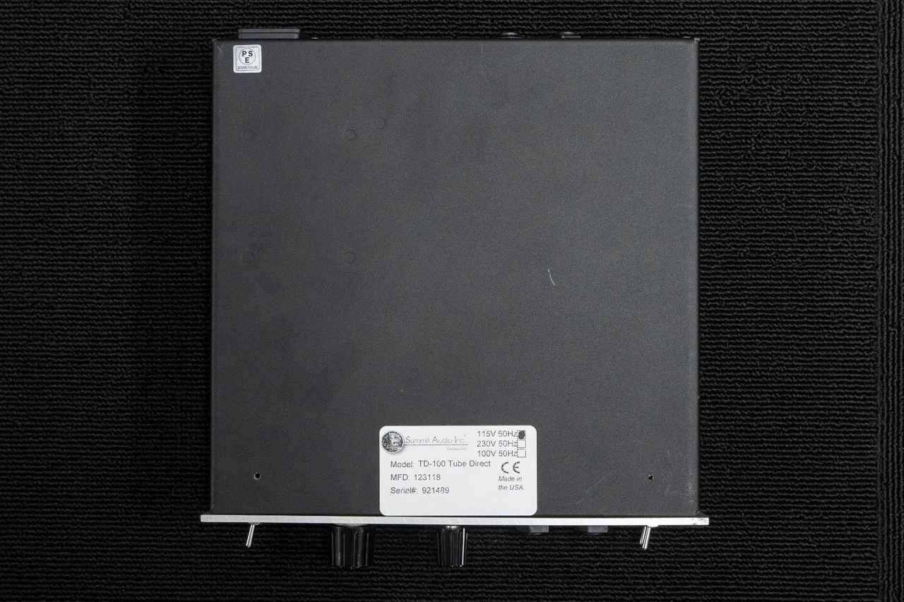 SUMMIT AUDIO TD-100 TD100 DI 真空管（国内品） アンプ Summit Audio