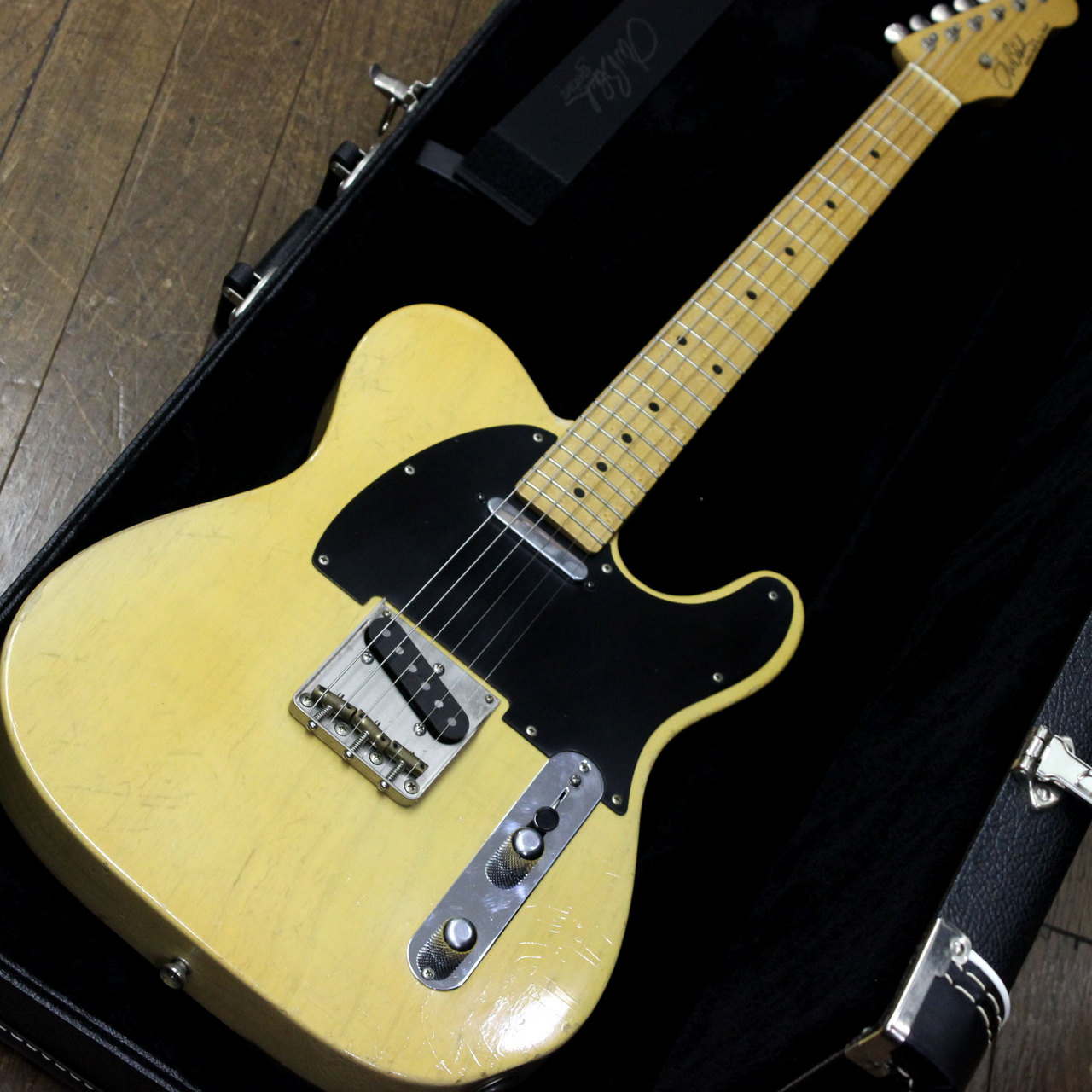 J.W.Black Guitars USA JWB-T 1ピースアッシュ Butterscotch Blonde