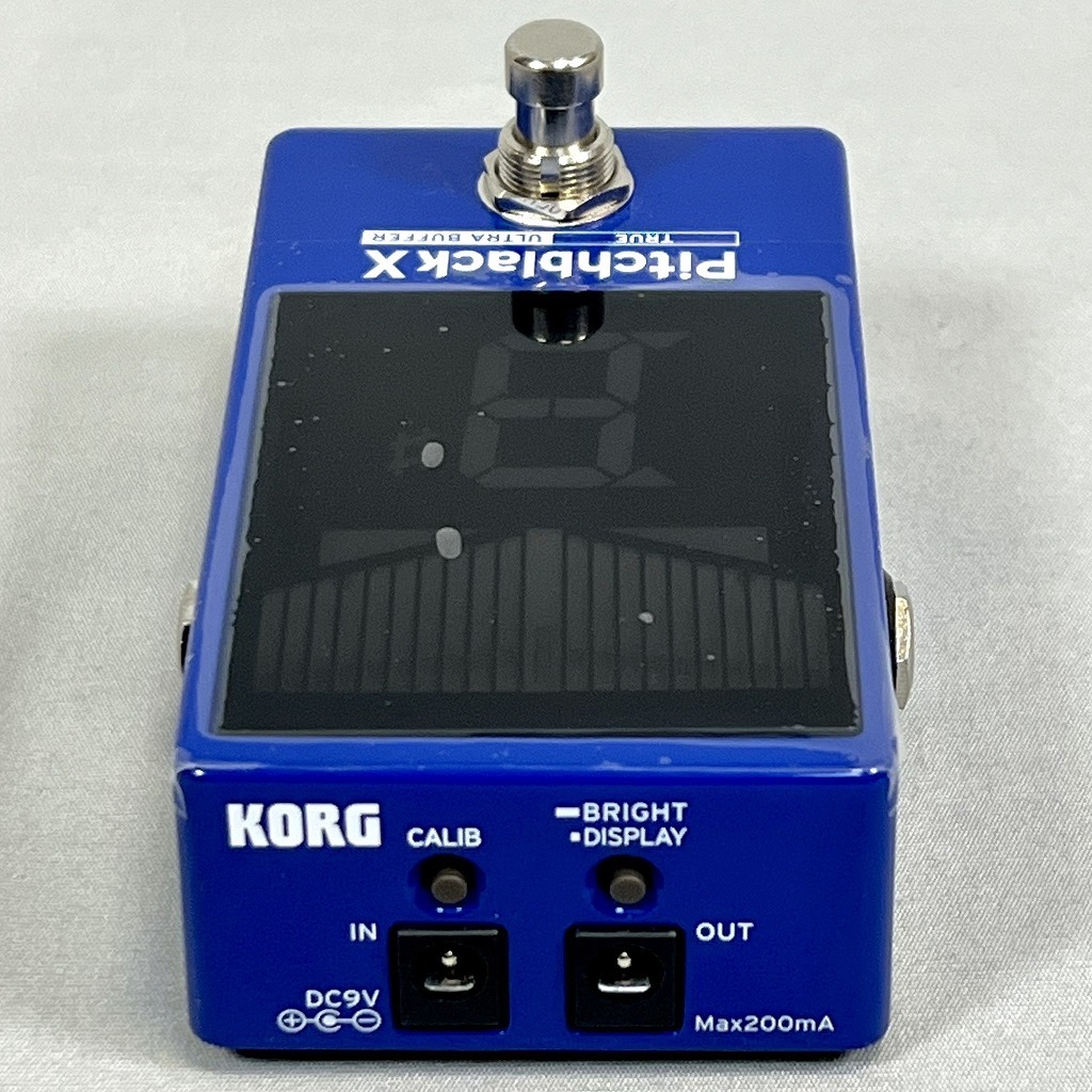 【限定カラー】KORG Pitchblack X BLUE Korg Pitchblack X Chromatic Pedal Tuner - Limited-edition