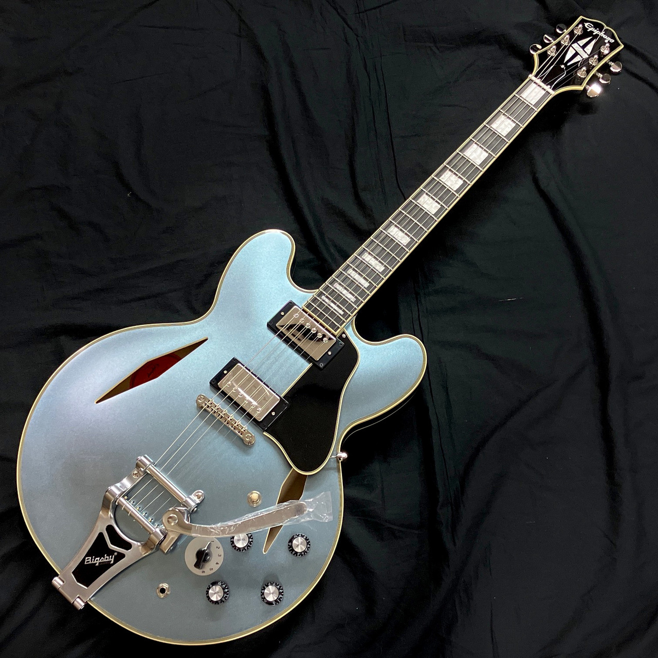 Epiphone Shinichi Ubukata ES-355 ver.02 PELHAM BLUE（新品）【楽器検索デジマート】