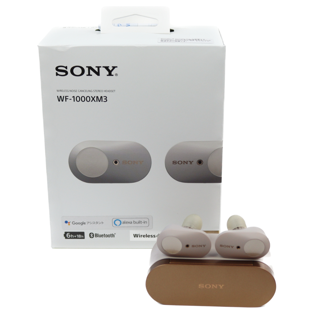 SONY 【中古】 イヤホン ソニー SONY WF-1000XM3 プラチナシルバー ノイズキャンセリング Bluetoothイヤホン （中古/送料無料）【楽器検索デジマート】