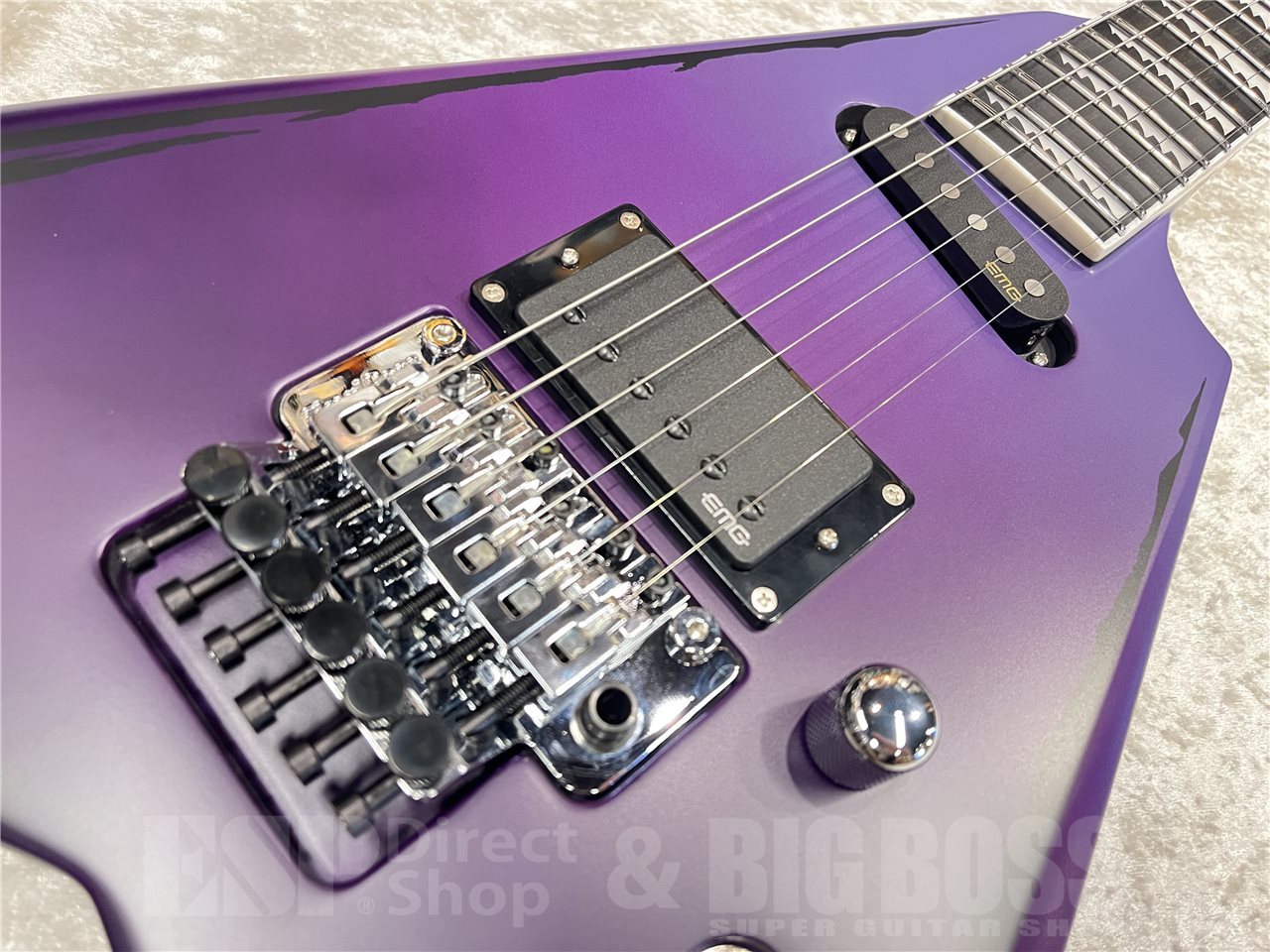 E-II ALEXI RIPPED【Purple Fade Satin w/Ripped Pinstripe】（新品
