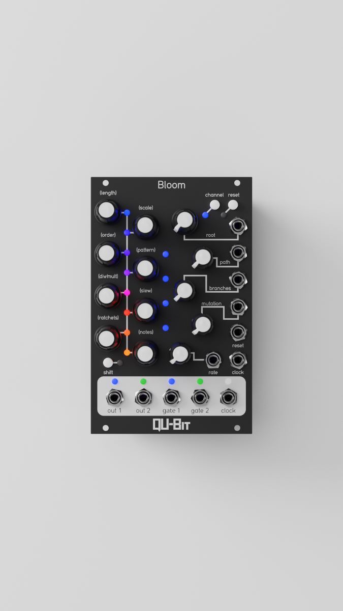 qu-bit bloom シーケンサー Qu-bit Electronix Bloom— Clockface Modular