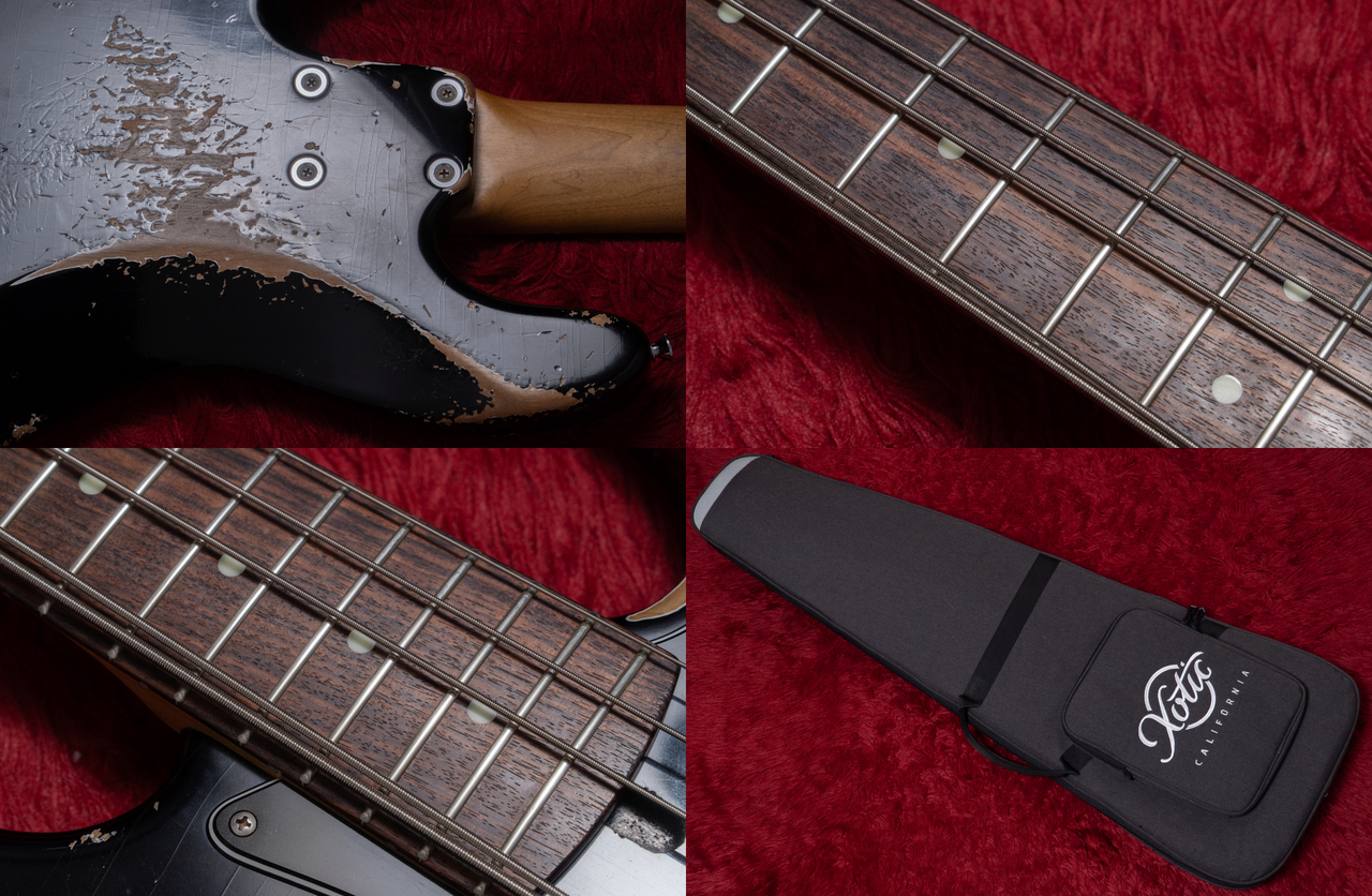 Xotic XJ-1T 5st Alder/Rose Black Heavy Aged 4.415kg #2450【GIB横浜