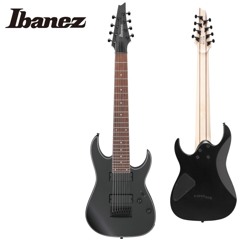 Ibanez RG8EX -BKF(Black Flat)-【ローン金利0%】【オンラインストア