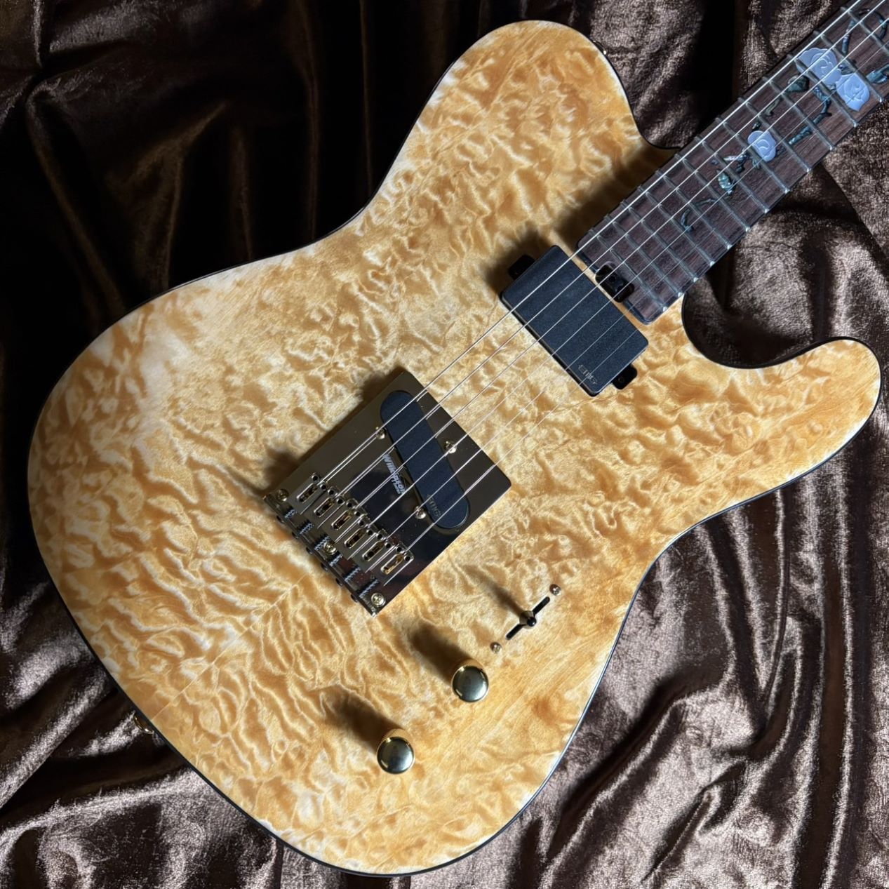 ☆杢目が綺麗な美品　Aria ProⅡ をモディファイして新機能満載 ☆杢目が綺麗な美品 Aria ProⅡ をモディファイして新機能