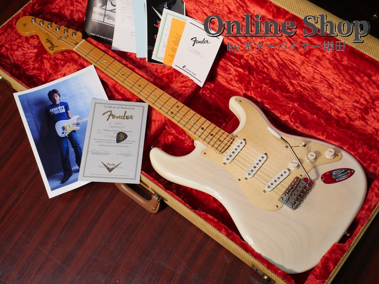 Fender Custom Shop 2002 Michiya Haruhata Stratocaster White