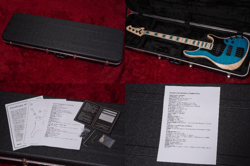 Alusonic J-Special Deluxe 4 Custom Shop Private Stock Nat/Blue