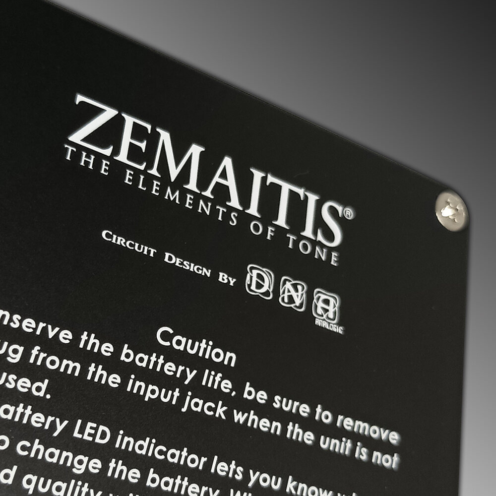 Zemaitis ゼマイティス ZMF2023BD Metal Front Bass Overdrive Pedal 