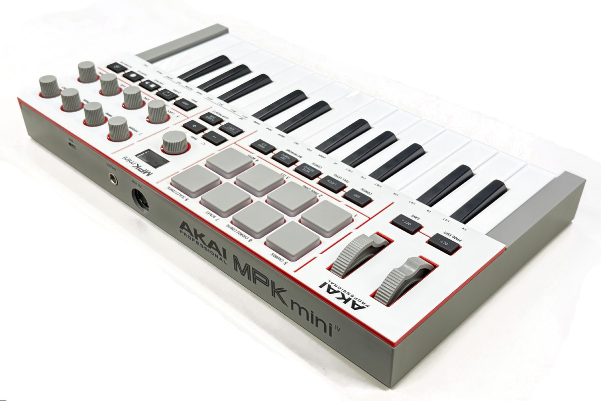 AKAI MPK Mini IV GRAY MIDIコントローラー【デモ使用特価品！】（新品