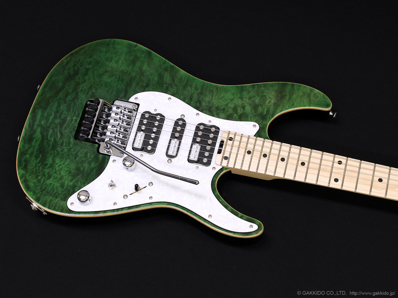 日*9様 SCHECTER SD-2-24-AL SCHECTER SD-2-24-AL (See-Thru Blue/Maple) ｜イケベ楽器店