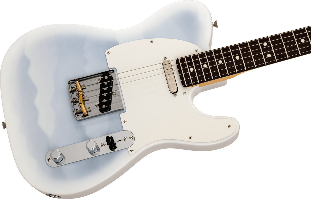 Fender 2026 MIJ HYBRID II TELECASTER MISTY SATIN Blue Mist