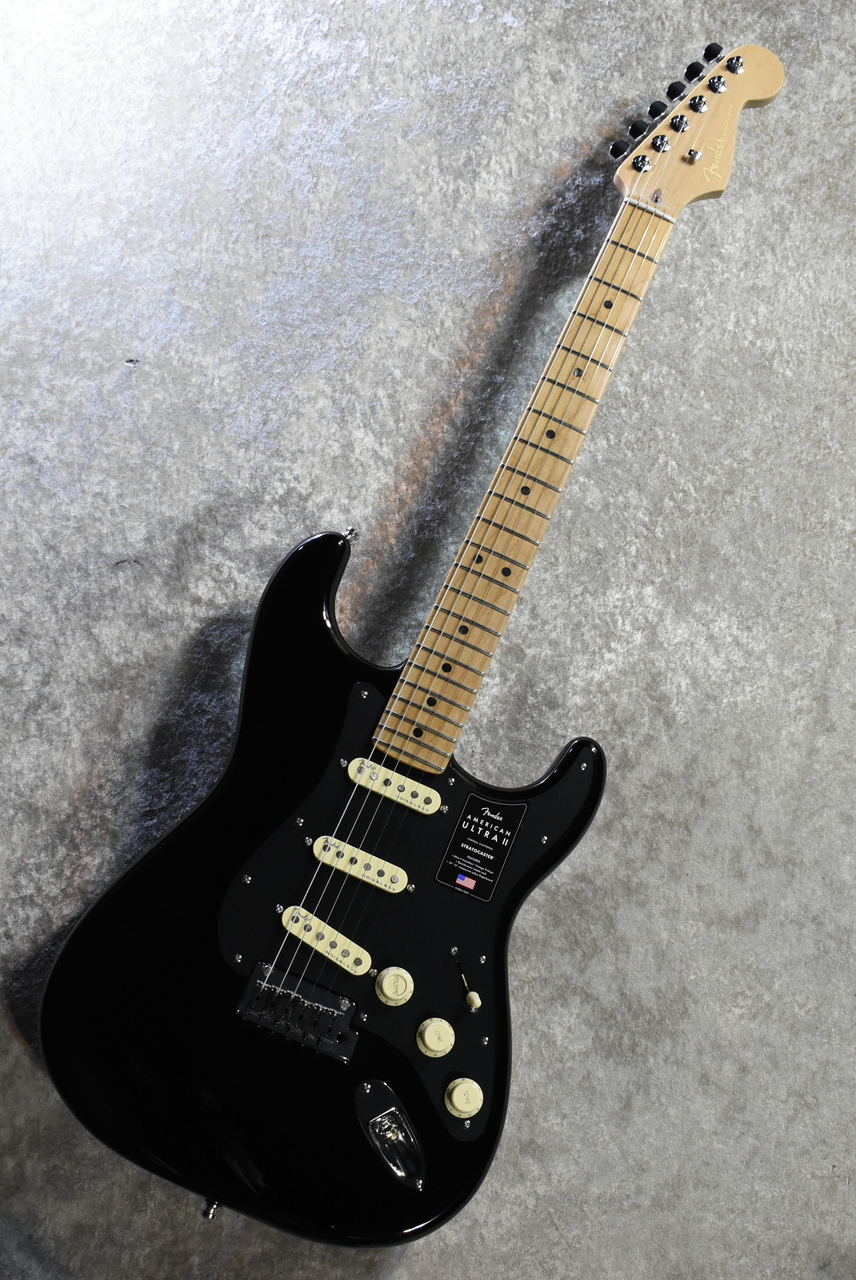Fender LTD AMERICAN ULTRA II STRATOCASTER Roasted Maple Black