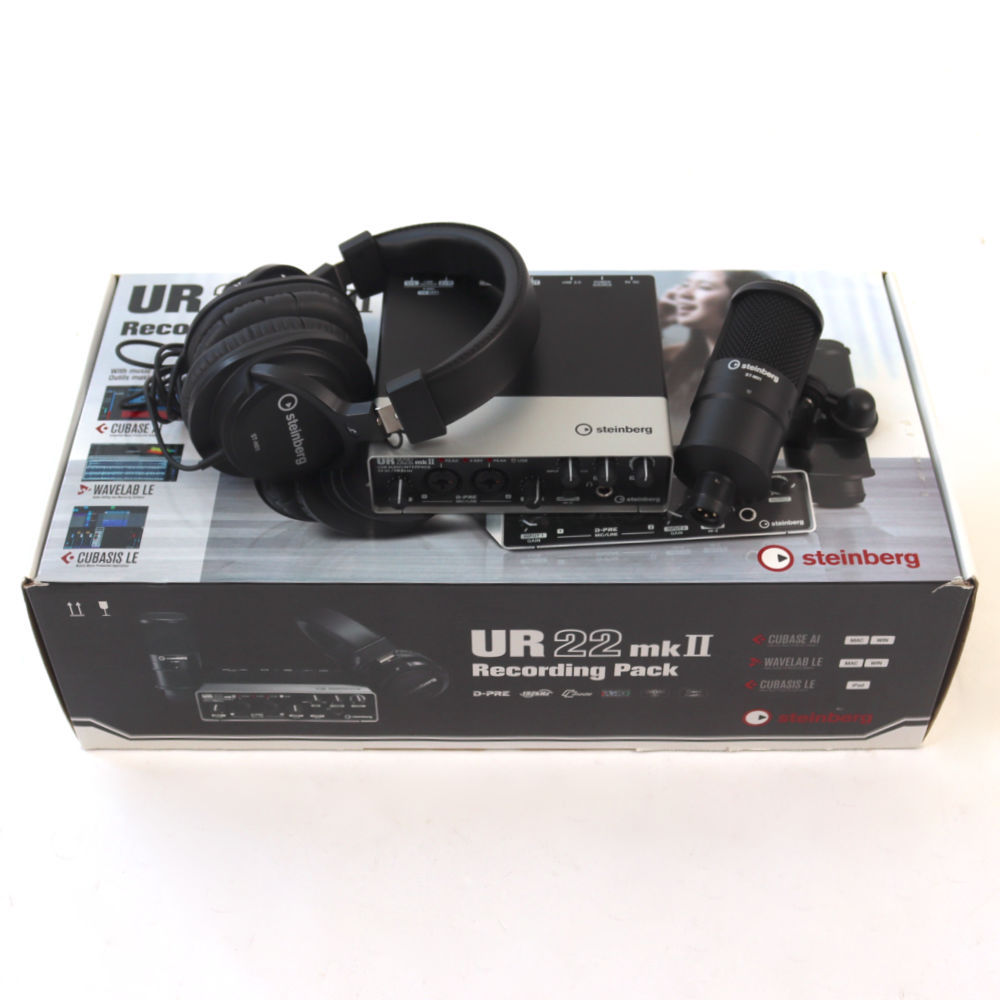 【中古美品】Steinberg Ur22mkii レコーディングパック Steinberg 【中古】 オーディオインターフェイス Steinberg