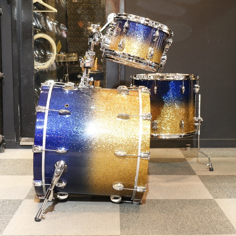 SAKAE Evolved 4pc Drum Set / Lazurite Gold [22BD，16FT，12TT，10TT