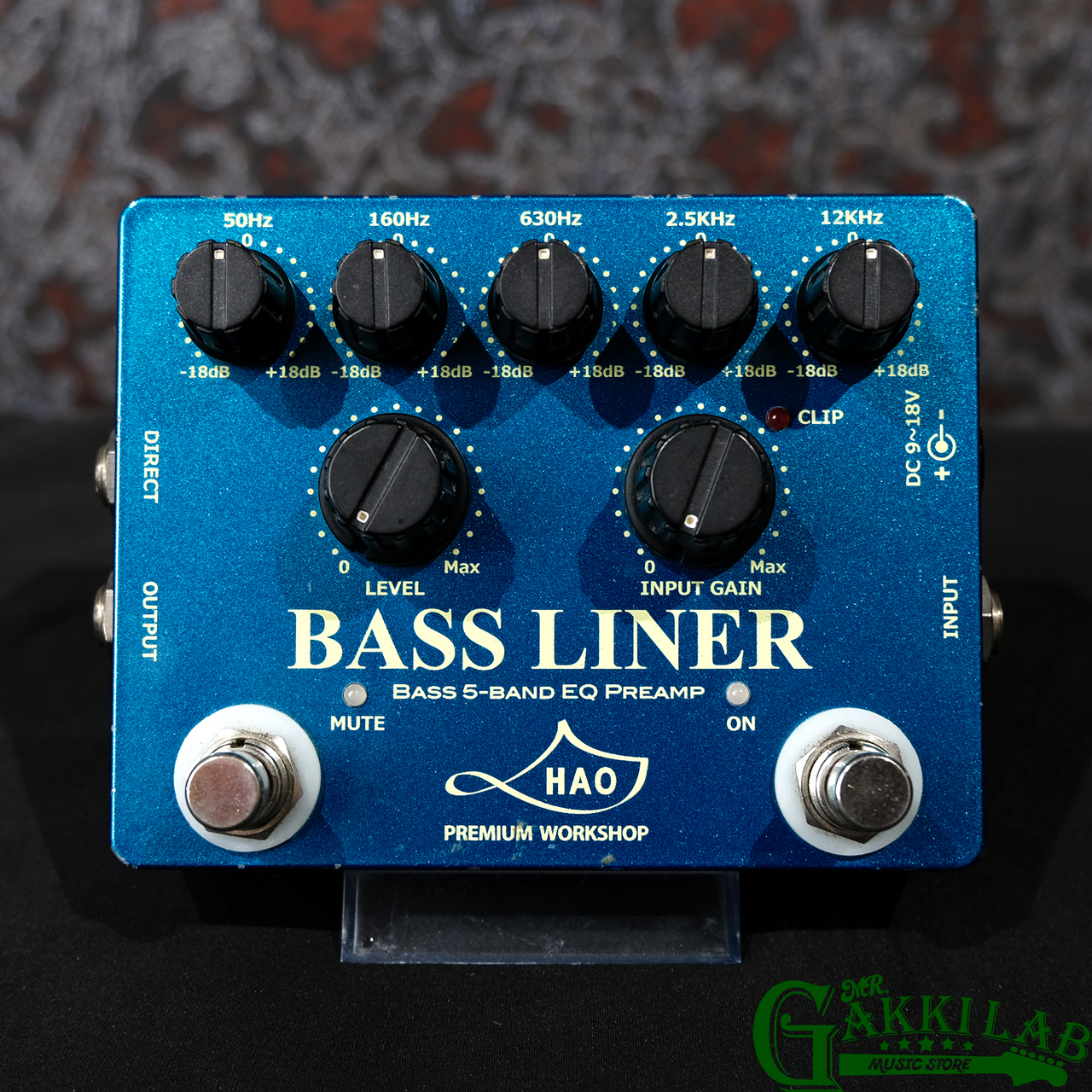 ベース用プリアンプ】ベース用プリアンプの定番HAO BASSLINERに