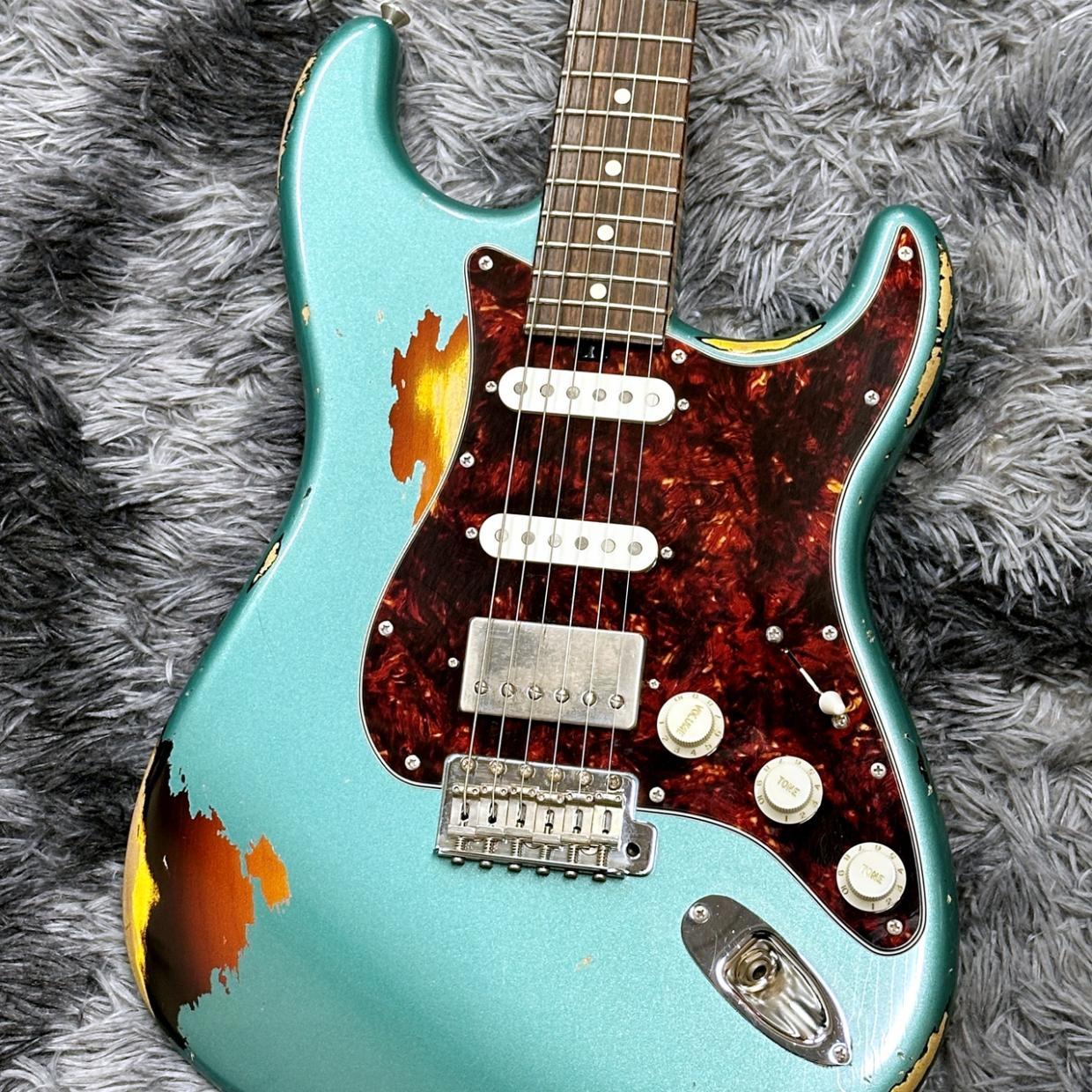 Red House General S/SSH Sherwood Green Over 3-Tone Sunburst Heavy 