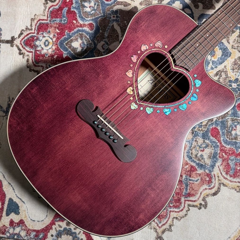 Zemaitis CAF-90HCW Purple Abalone エレアコギター パープル【現物