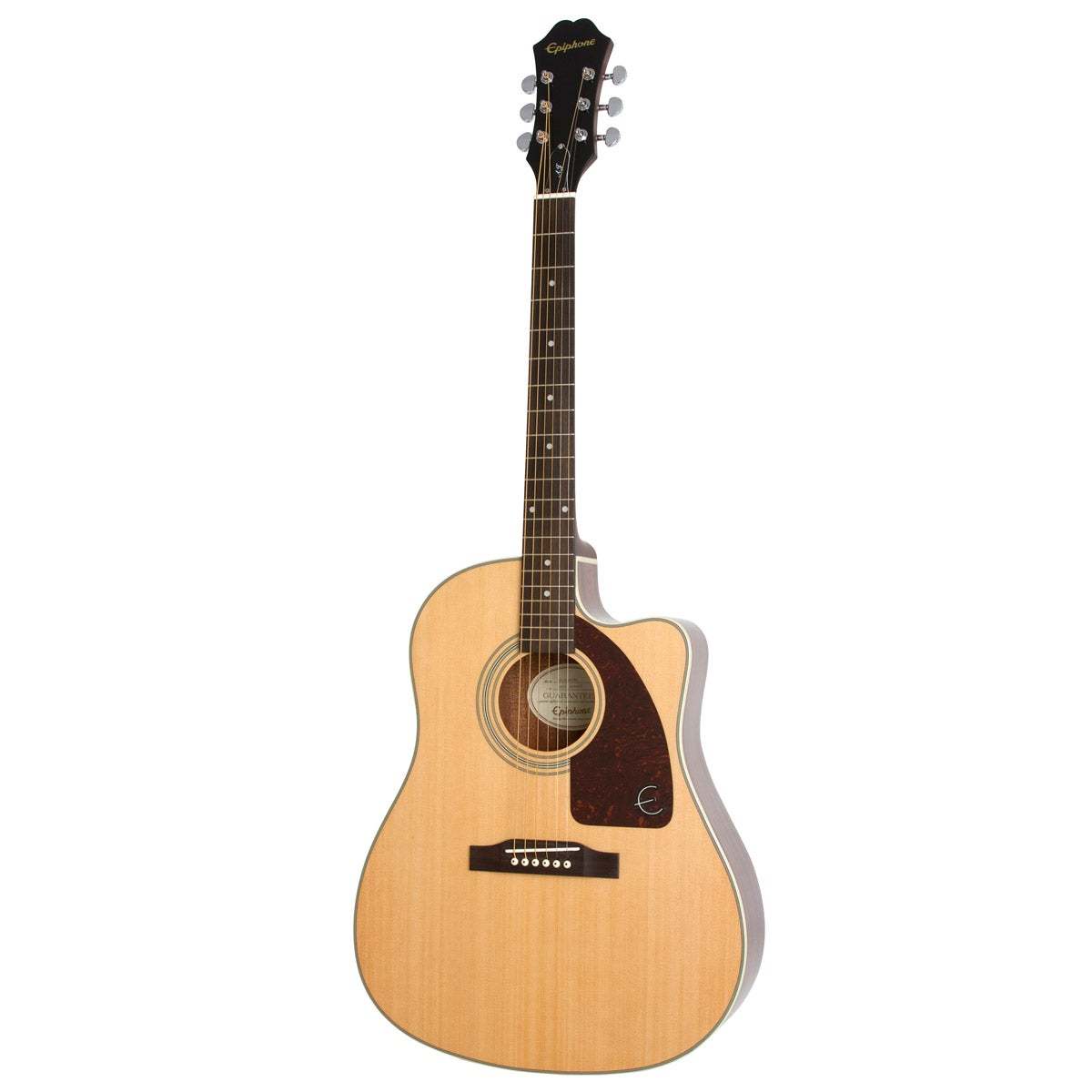 ☆美品☆エピフォン AJ 100 VS ストラップ カポ ケース セット アコギ Epiphone J-15 EC Deluxe Natural (AJ-210CE) エピフォン [2ND