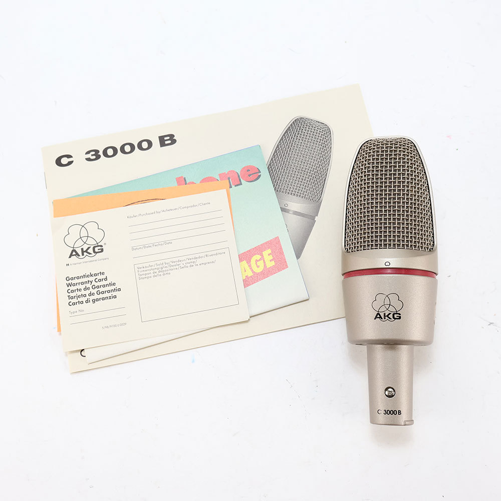 【ジャンク】AKG C3000B コンデンサーマイク AKG 【中古】 マイク コンデンサーマイク AKG C3000B アーカーゲー