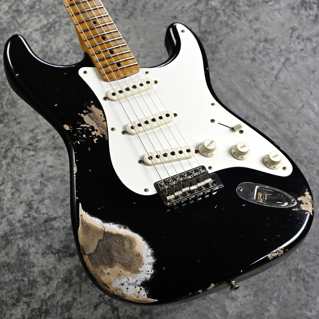 Fender Custom Shop 1957 Stratocaster Heavy Relic Black ≒3.35kg
