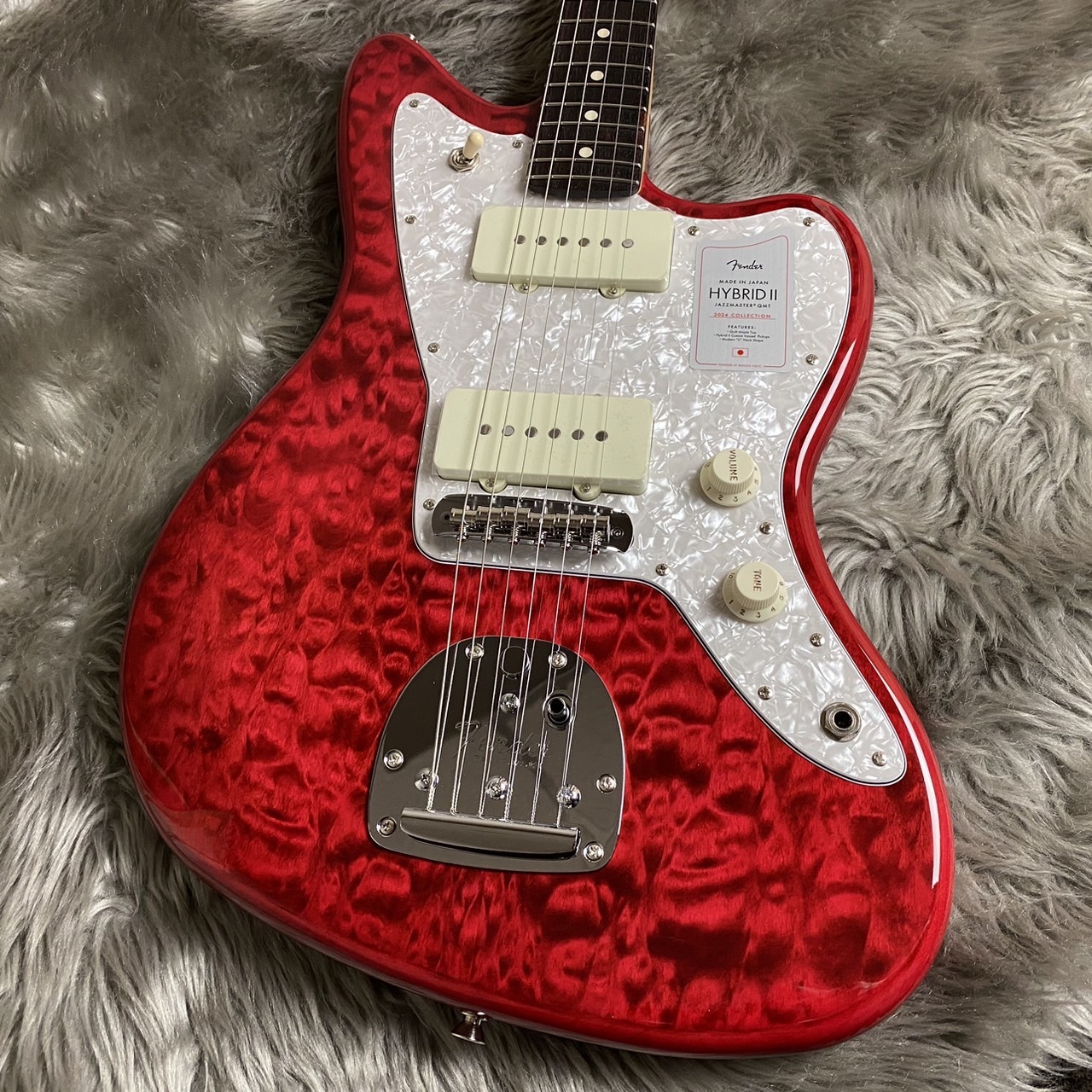 Fender Made in Japan Hybrid II 2024 Collection Jazzmaster -Quilt Red Beryl  【限定モデル】【現物画像】（新品/送料無料）【楽器検索デジマート】