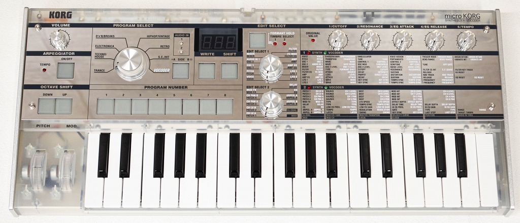 KORG microKORG Crystal SYNTHESIZER/VOCODER 展示品（B級特価/送料