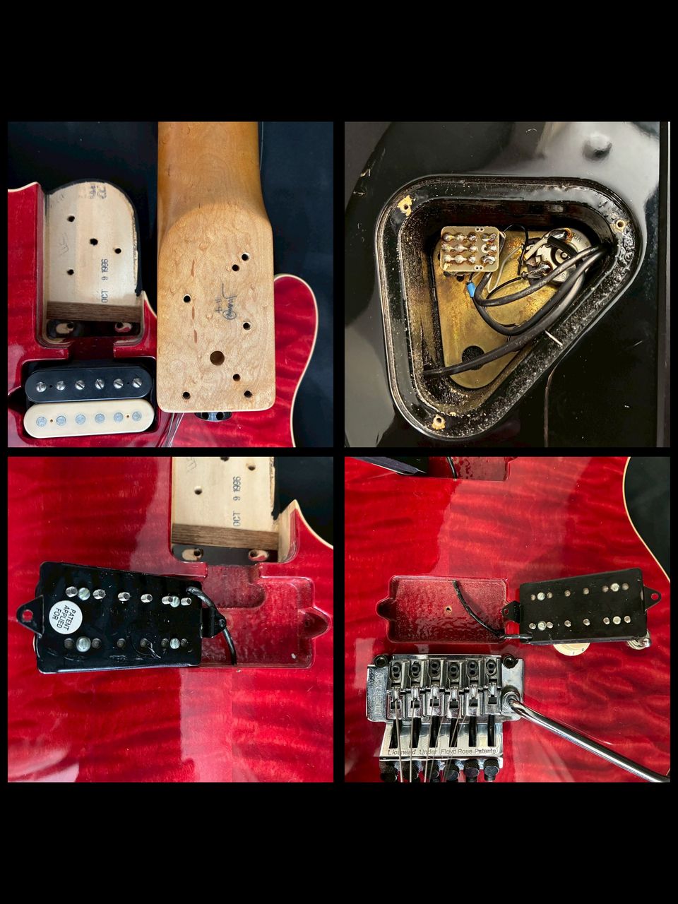 MUSIC MAN AXIS RED TRANS TREM MAPLE（中古）【楽器検索