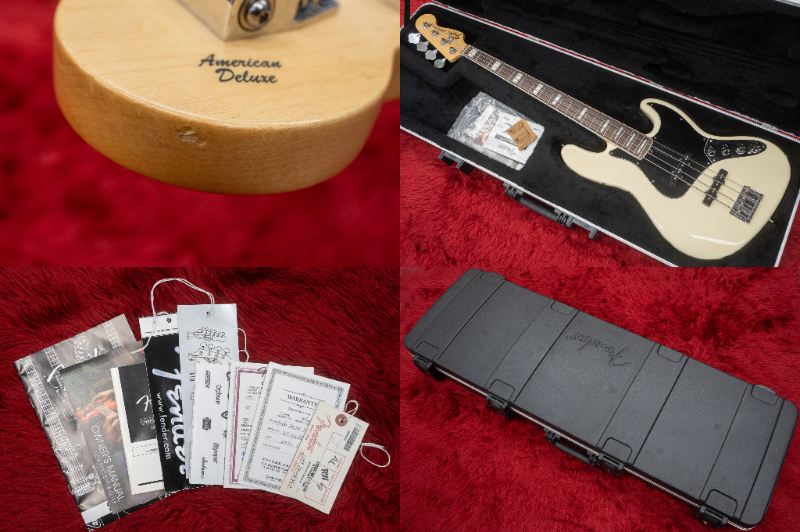 used】Fender / American Deluxe Jazz Bass N3 Olympic White