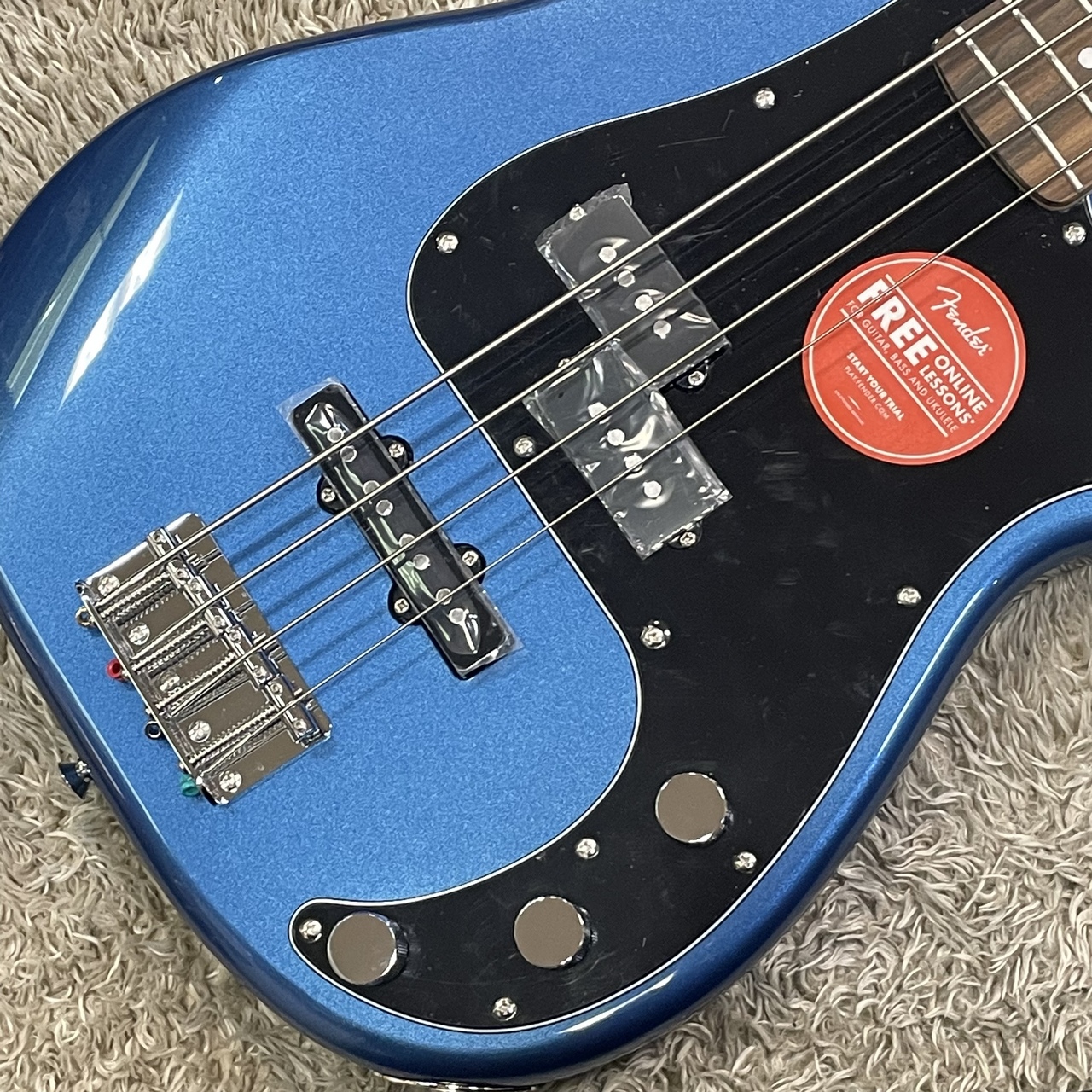 美品！Squier Precision Bass PJ仕様 ベース ブルー PB Squier by Fender Affinity Series Precision Bass PJ Laurel