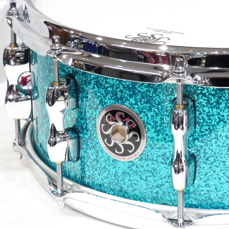 SAKAE Maple Snare Drum 14×5.5 / Turquoise Champagne [SD1455MA/M-TC 