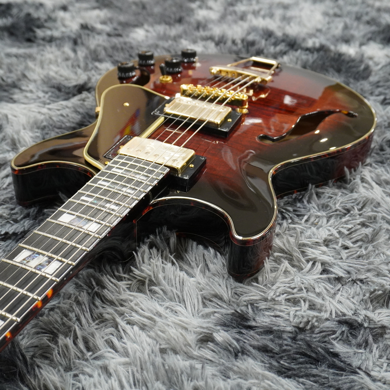 Ibanez AMH100FM-DVS (Dark Violin Sunburst) -AM Artcore