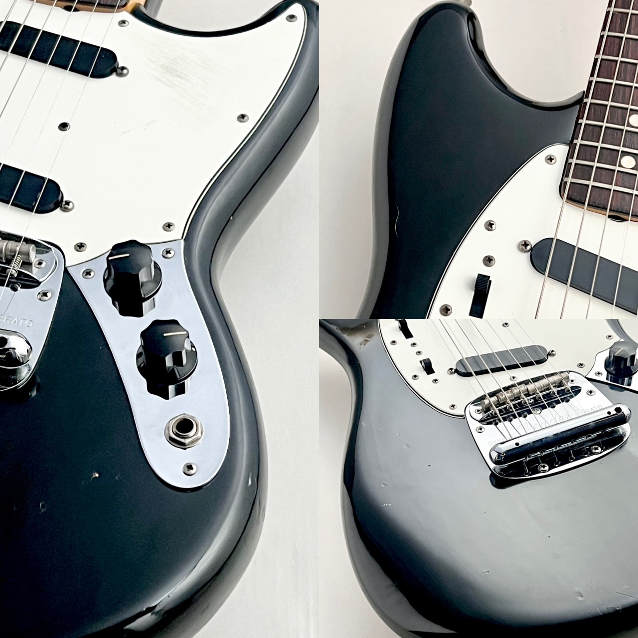 Fender 【1974年製】Mustang Black ≒3.78kg（ビンテージ
