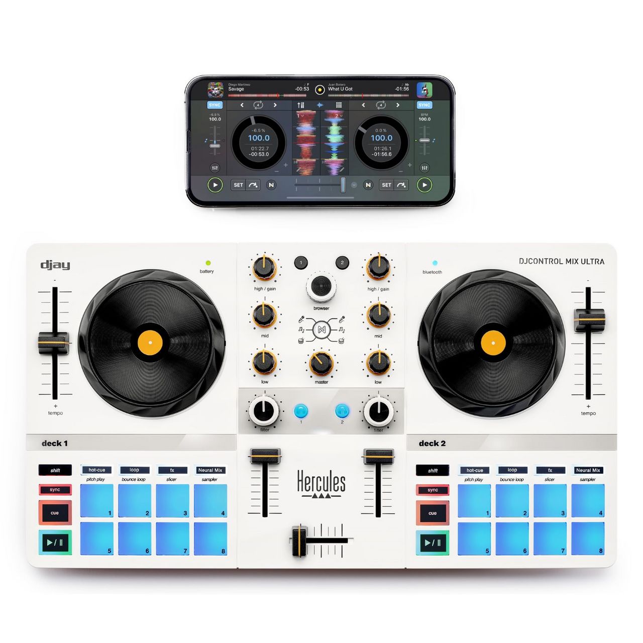 DJコントローラー USB接続対応 DJコントローラーのおすすめ人気ランキング【2025年10月