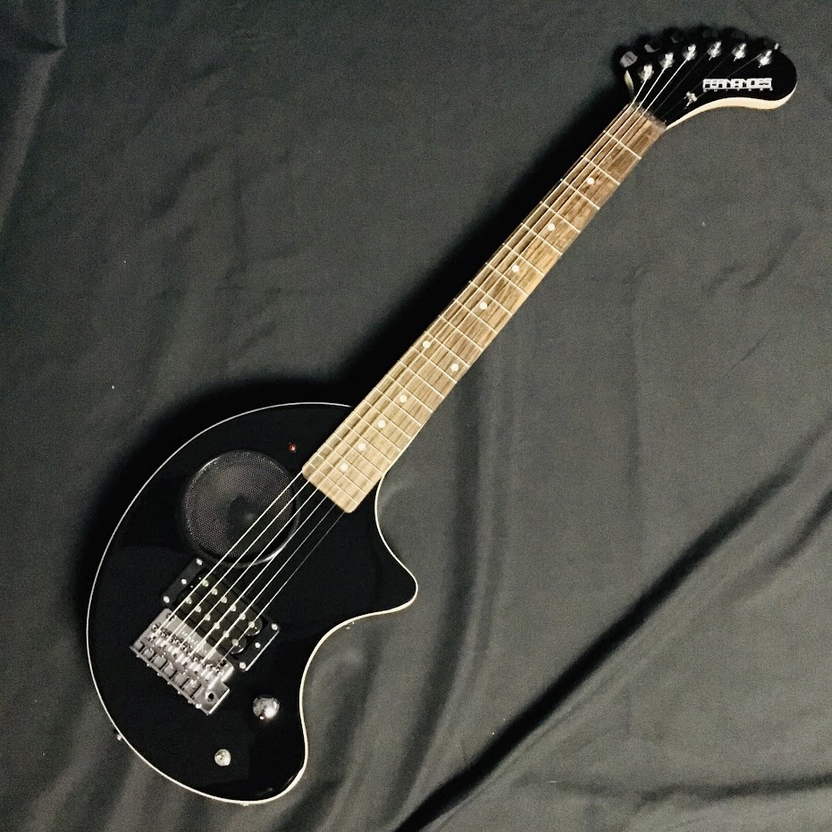 FERNANDES ZO-3 芸達者 23 W/SC BLK スピーカー内蔵ミニエレキギター 