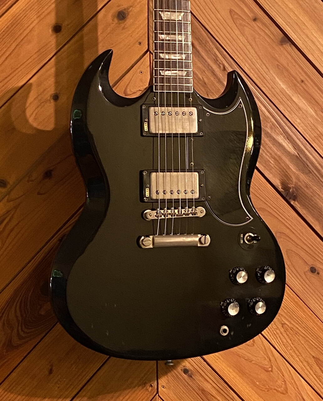 美品 BURNY 2006 RSG-50-63 SG Model Black Burny RSG-75 '63model Ebony Black（ビンテージ）【楽器検索