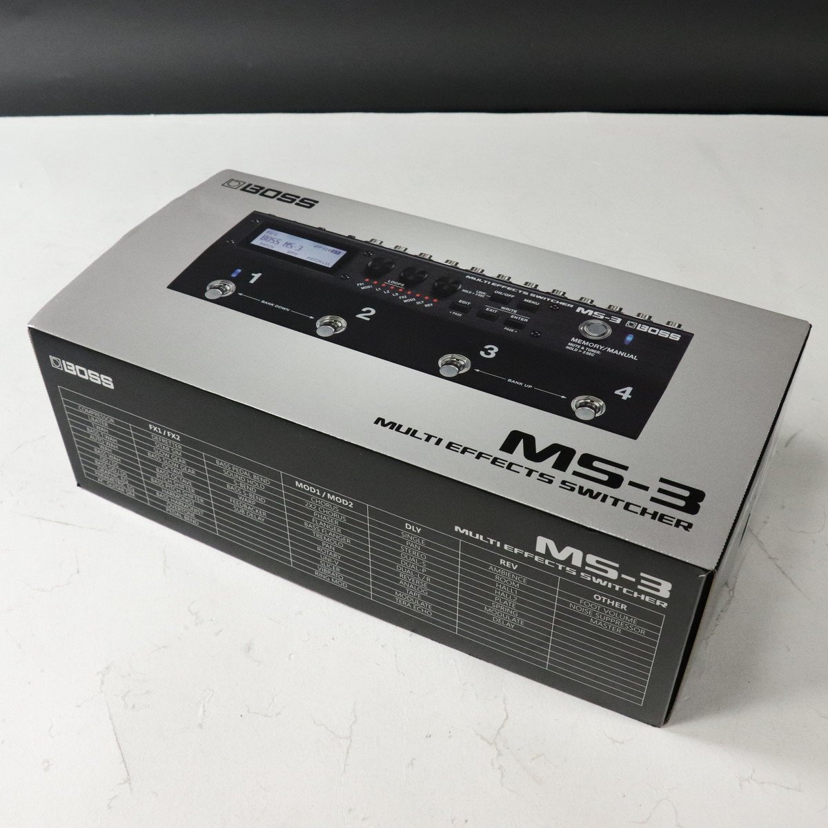 BOSS MS-3 スイッチャー マルチエフェクター 中古品 BOSS MS-3 マルチエフェクター スイッチャー - エフェクター安価