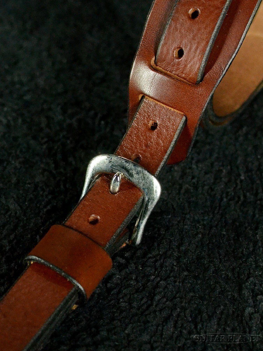 BEAR STRAPS Slim Padded -Brown/ Nickel-《ギターストラップ》（新品/送料無料）【楽器検索デジマート】