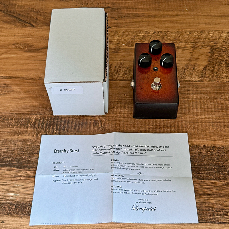 ギター Lovepedal Eternity Burst HW Lovepedal ETERNITY BURST HAND WIRED｜ミュージックランドKEY