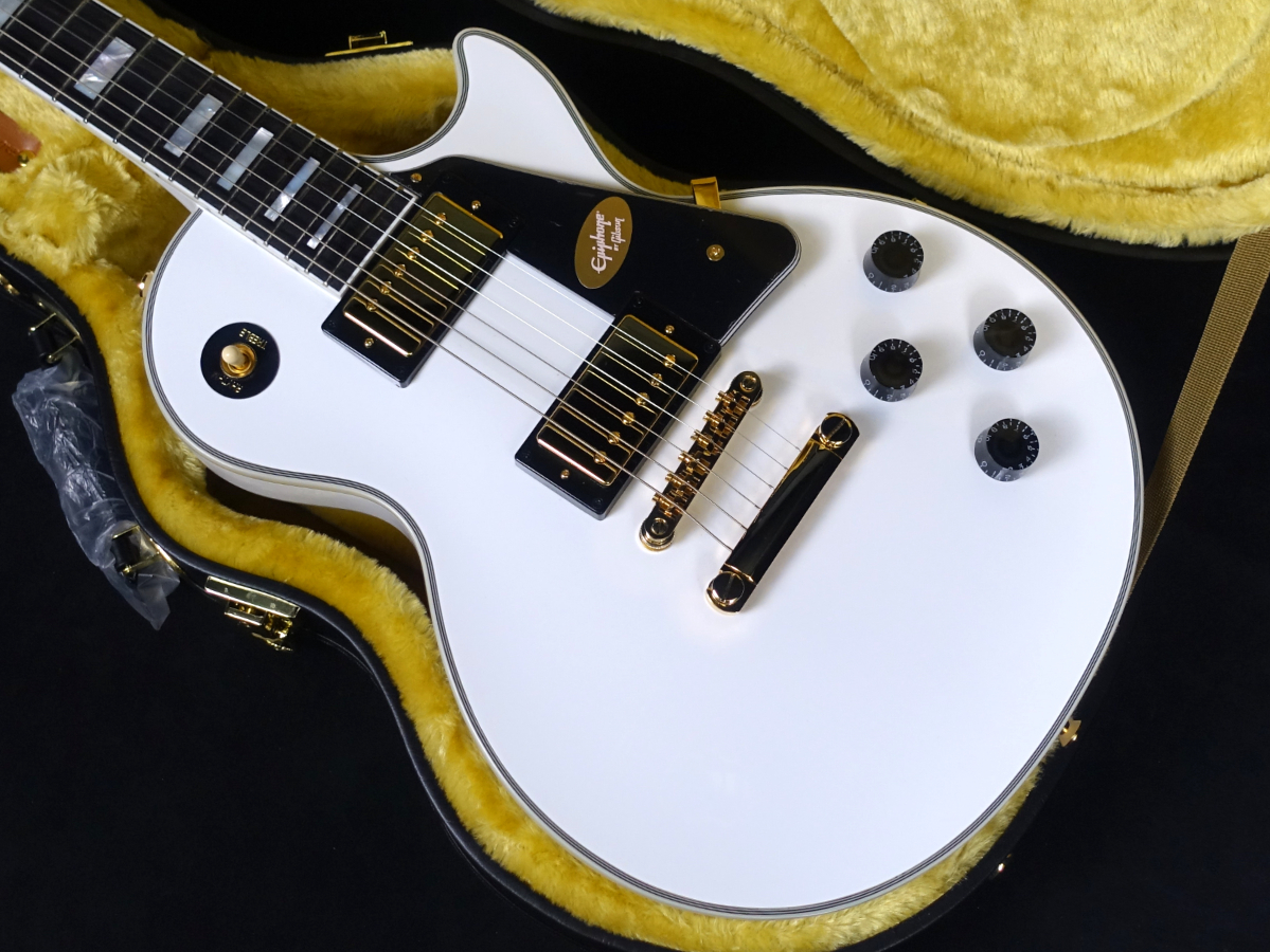 Epiphone Inspired By Gibson Custom Les Paul Custom Alpine  White（新品）【楽器検索デジマート】