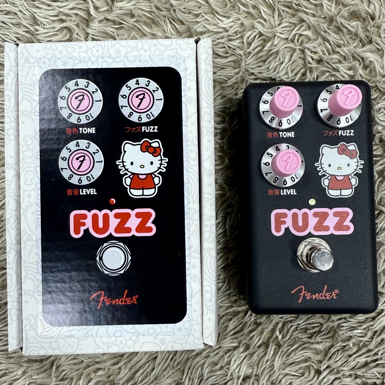 Fender HELLO KITTY Fuzz Pedal Black フェンダー ハロー・キティ